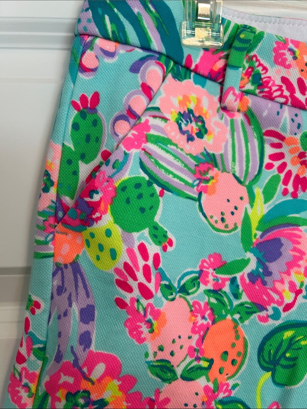 Lilly Pulitzer Jayne Knit Shorts in Me and My Zesty - Picture 3 of 5
